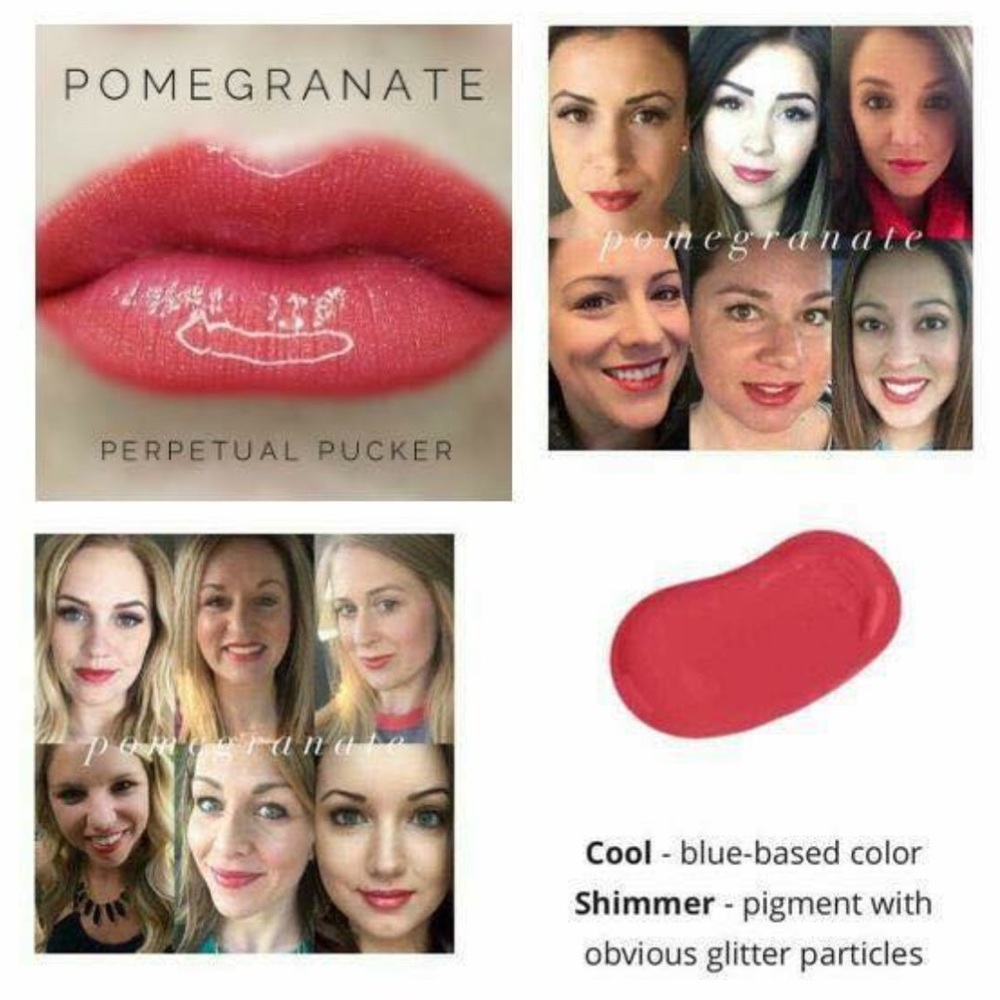 SENEGENCE LIPSENSE POMEGRANATE  18-HOUR LIP COLOR NEW UNOPENED